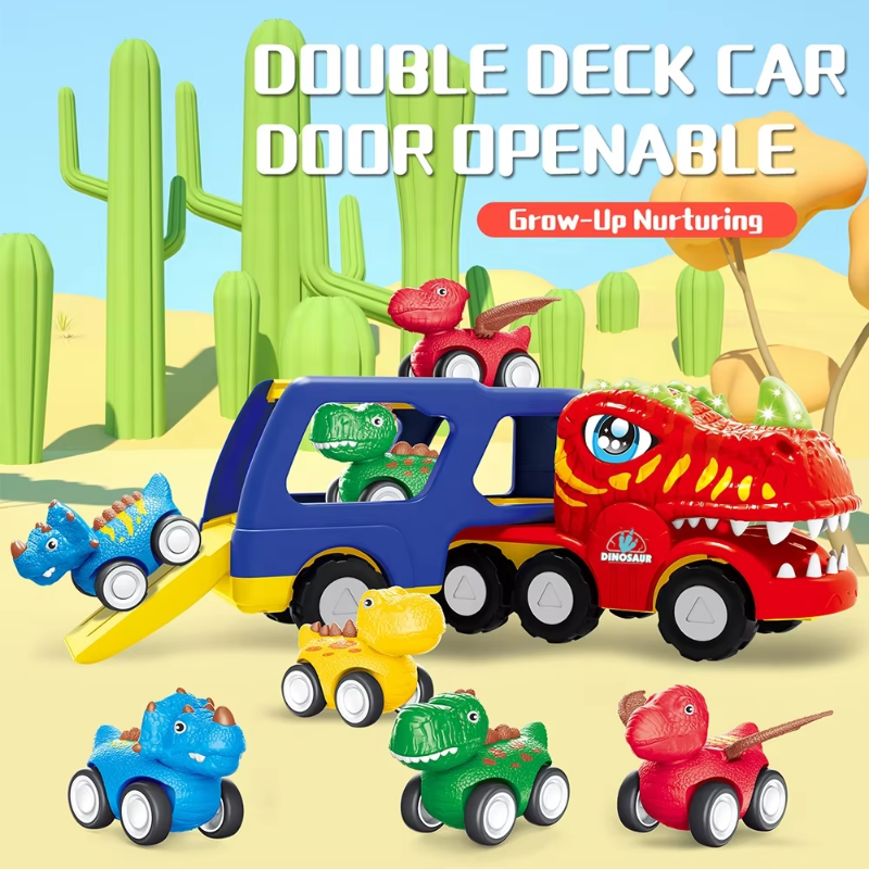 DinoDrive – Créativité et aventure – Set de jeu « Camion 5 en 1 »