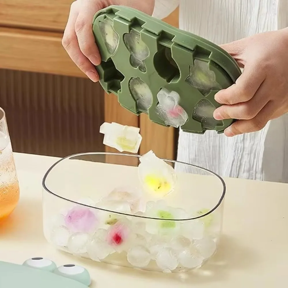 LollyFun – Créatif et pratique – Moule à glaces en silicone avec boîte de conservation