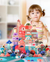 BuildJoy – Éducatif et amusant – Blocs de construction en bois dans la ville