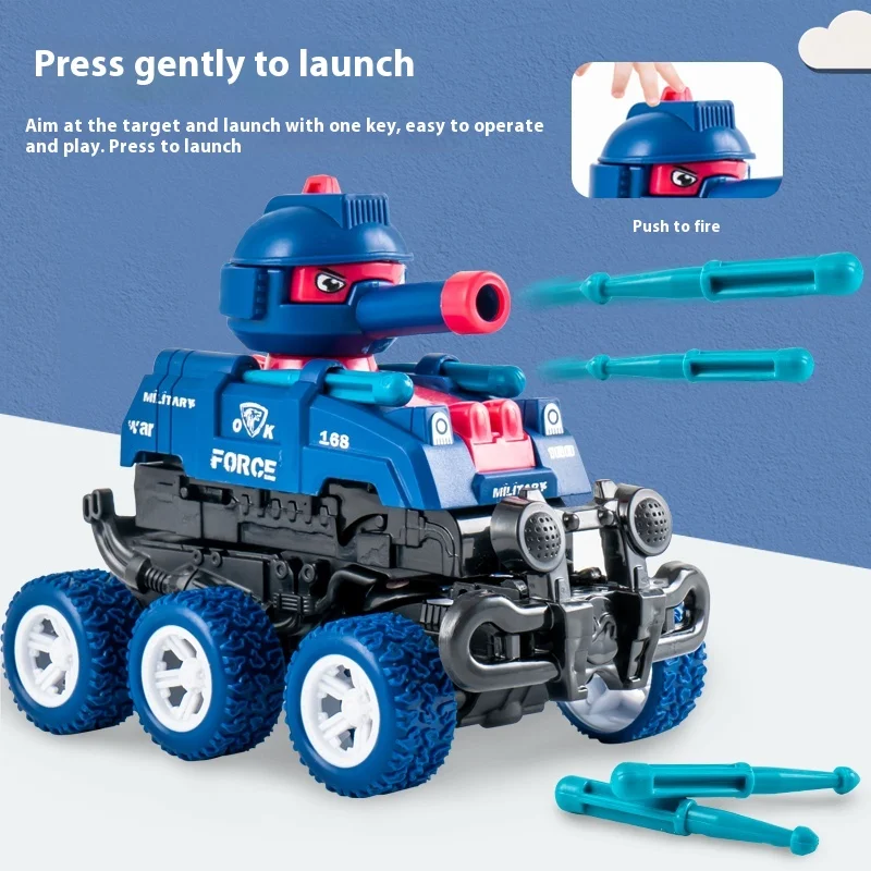 TankHero – Actif et robuste - Réservoir de jouets avec fonction de tir