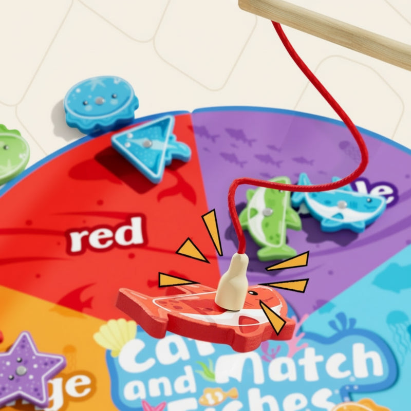 SmartFish – Amusant et éducatif – Set de jeu aimant pêche