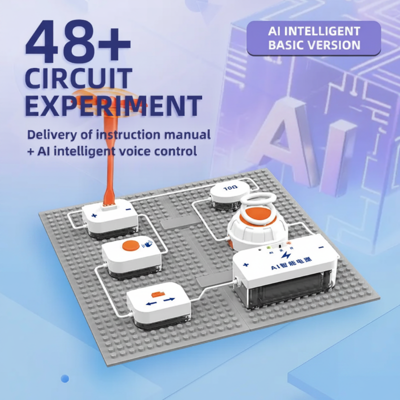 AI Voice Building Blocks – Éducatif et interactif – Kit de construction