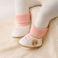 Thumbnail for LittleCloud – Confortables et pratiques – Chaussures chaudes pour bébés avec chaussette haute