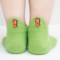 Thumbnail for PlayfulToes – Colorées et douces – Chaussettes courtes pour enfants (lot de 5)