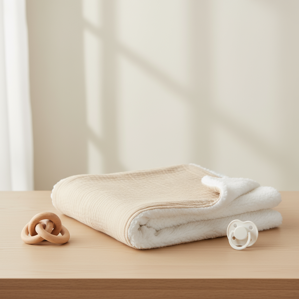 SnuggleBear – Couverture bébé épaisse et douce Premium