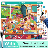 Thumbnail for Search and Find Game – Apprendre en s'amusant – Livre d'activités