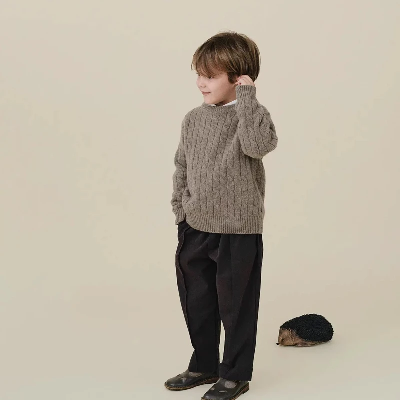 CozyWool – Chaud et confortable - Pull pour enfants en laine fine