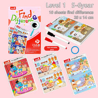 Thumbnail for Spot the Difference Game – Concentration et apprentissage – Jeu de cartes
