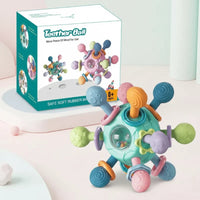 Thumbnail for CalmChew – Doux et sûr – Anneau de dentition 3 en 1 en silicone