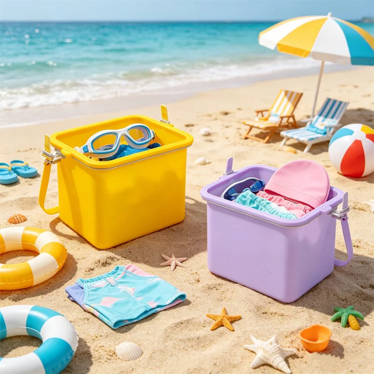 SeaBag – Plaisirs aquatiques & Pratique – Grand sac à bandoulière en silicone imperméable