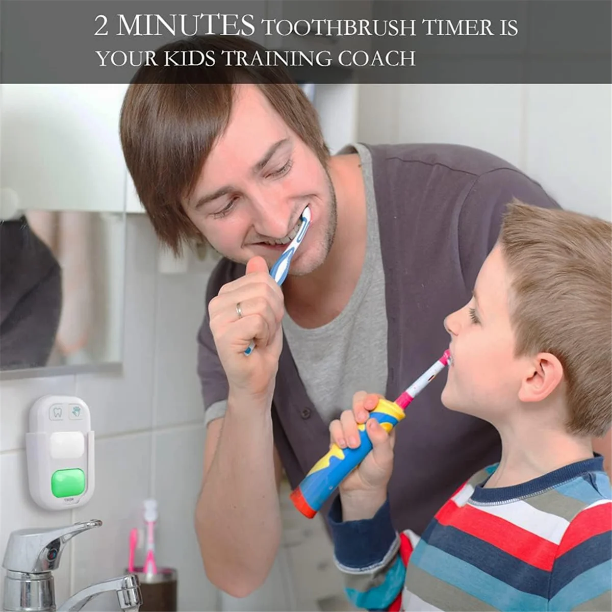 TinyTimers – Amusant et pratique – Minuterie « Dents et mains »