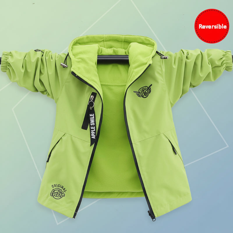 Reversible Kids Jacket – Imperméable et coupe-vent – Veste légère