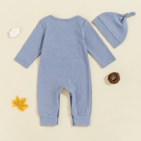 Thumbnail for CuddleBaby – Bonjour, je suis nouvelle ici – Ensemble combi-pantalon et bonnet pour bébé