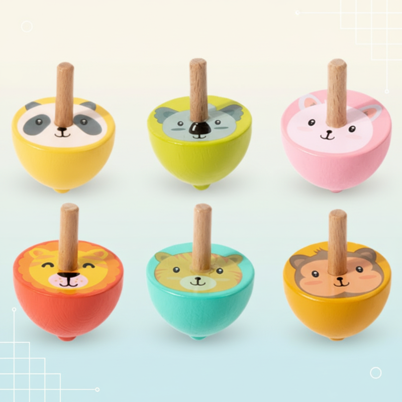 ColorSpin – En bois et ludique – Fidget en bois