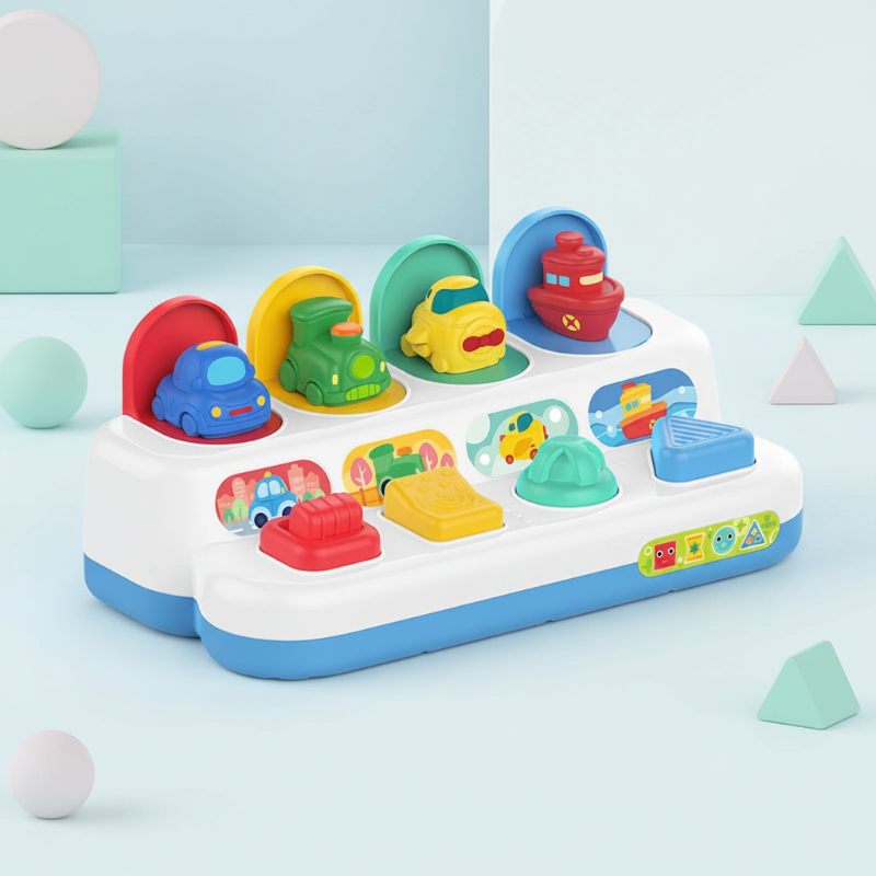 Pop Up Activity Toy – Découvrir et apprendre – Jouets sensoriels pour bébés