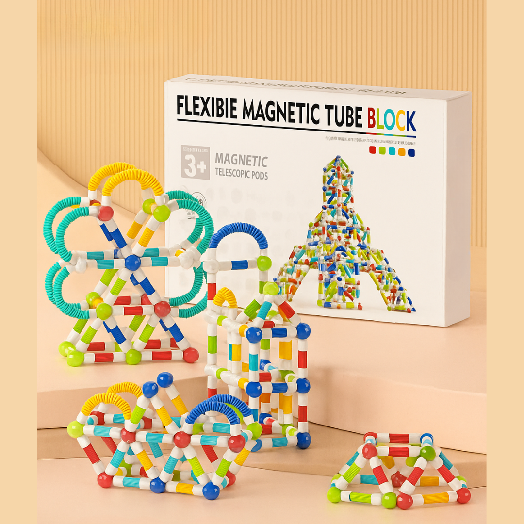 Magnetic Sticks - Construction sans fin - Bâtons magnétiques flexibles