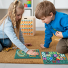 BrainyKids – Éducatif et sensoriel – Tableau d'activités en silicone avec des lettres