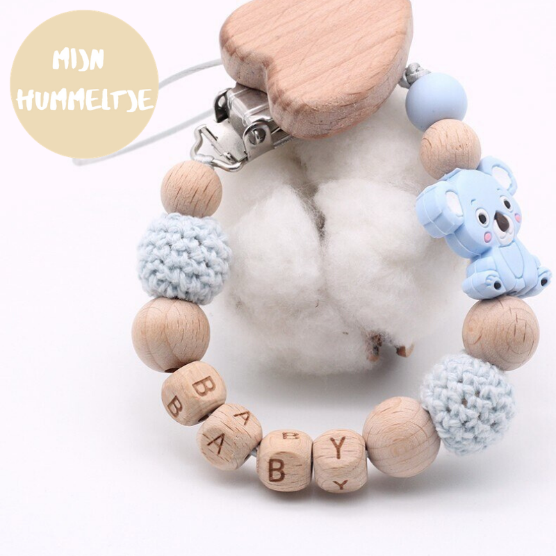 Woods™ - Collier Tétine - 'Koala' en bois de hêtre