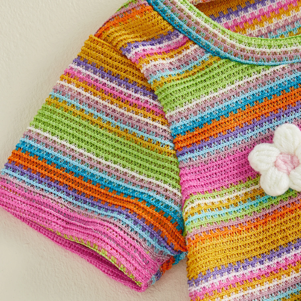 RainbowBloom – Coloré et mignon – Tenue pour enfant « Flower Power »