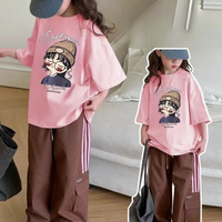 Thumbnail for CuteStyle – Tendance et confortable – T-shirt à imprimé cartoon oversize