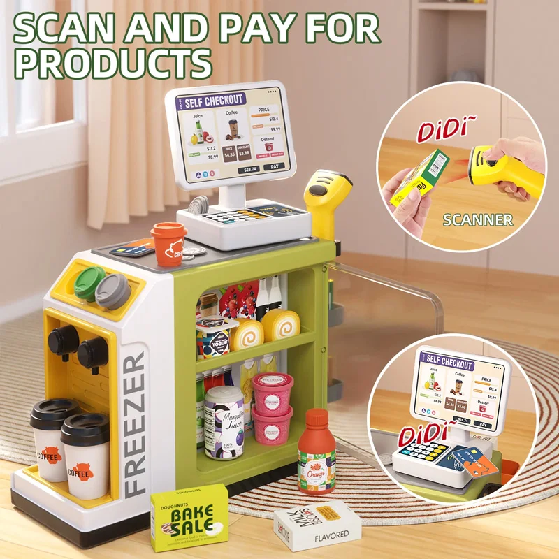 PlaySmart – Créatif et éducatif – Kit de jeu « Supermarché »