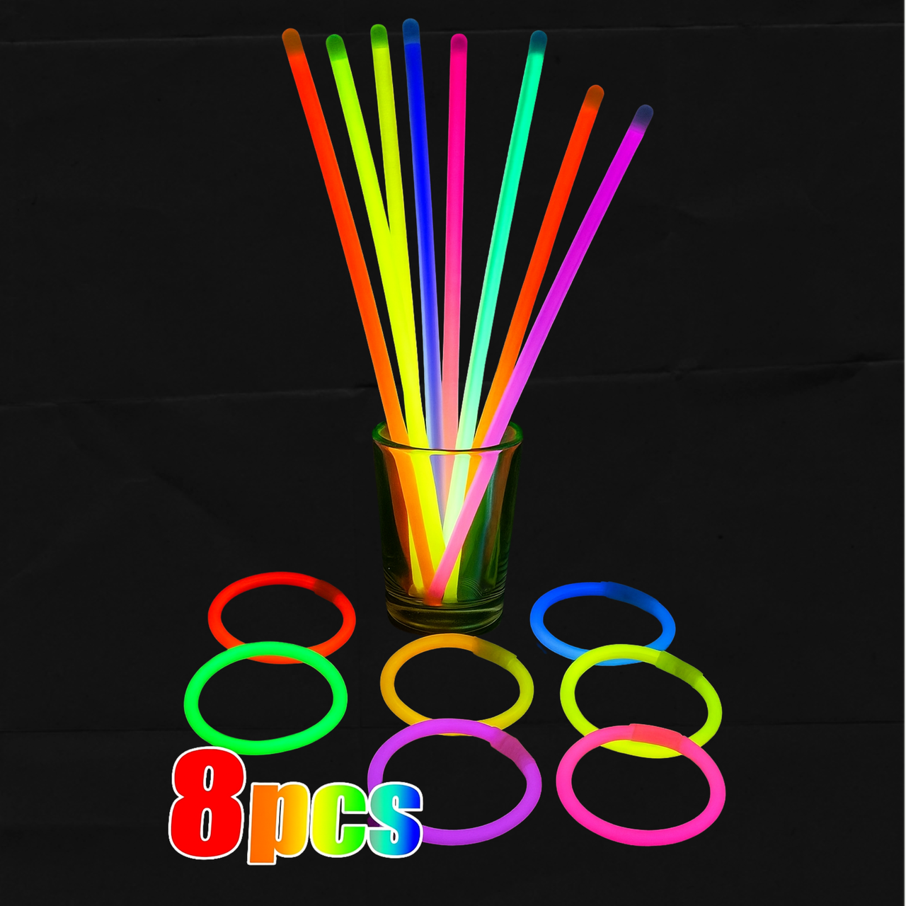 NeonJoy – Colorés et lumineux – Bâtons lumineux pour fêtes