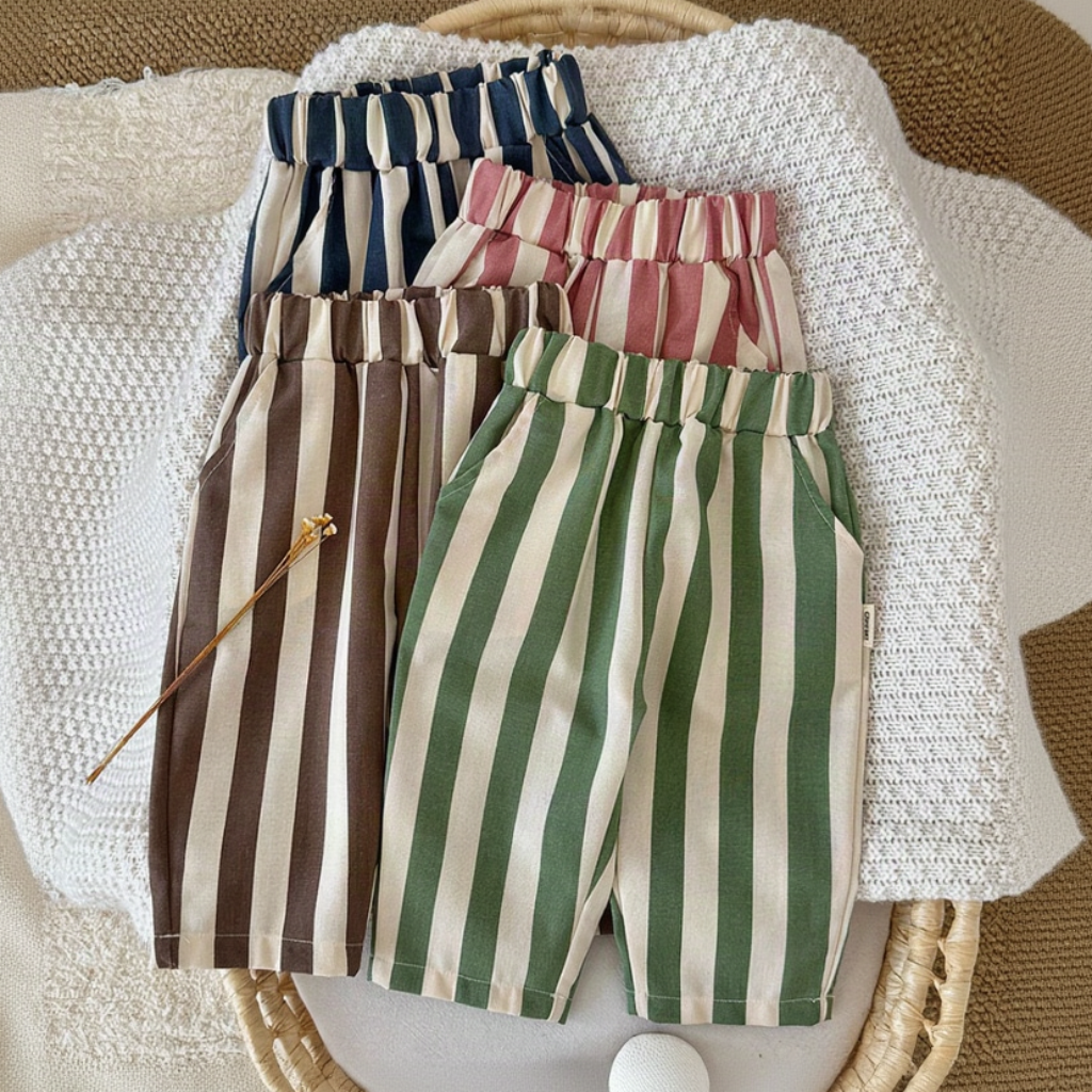 SoftStripe – Doux et confortable – Pantalon pour bébé à rayures