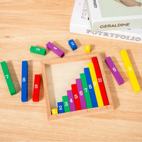 Thumbnail for TinyMath – Ludique et éducatif – Tableau de calcul en bois avec chiffres