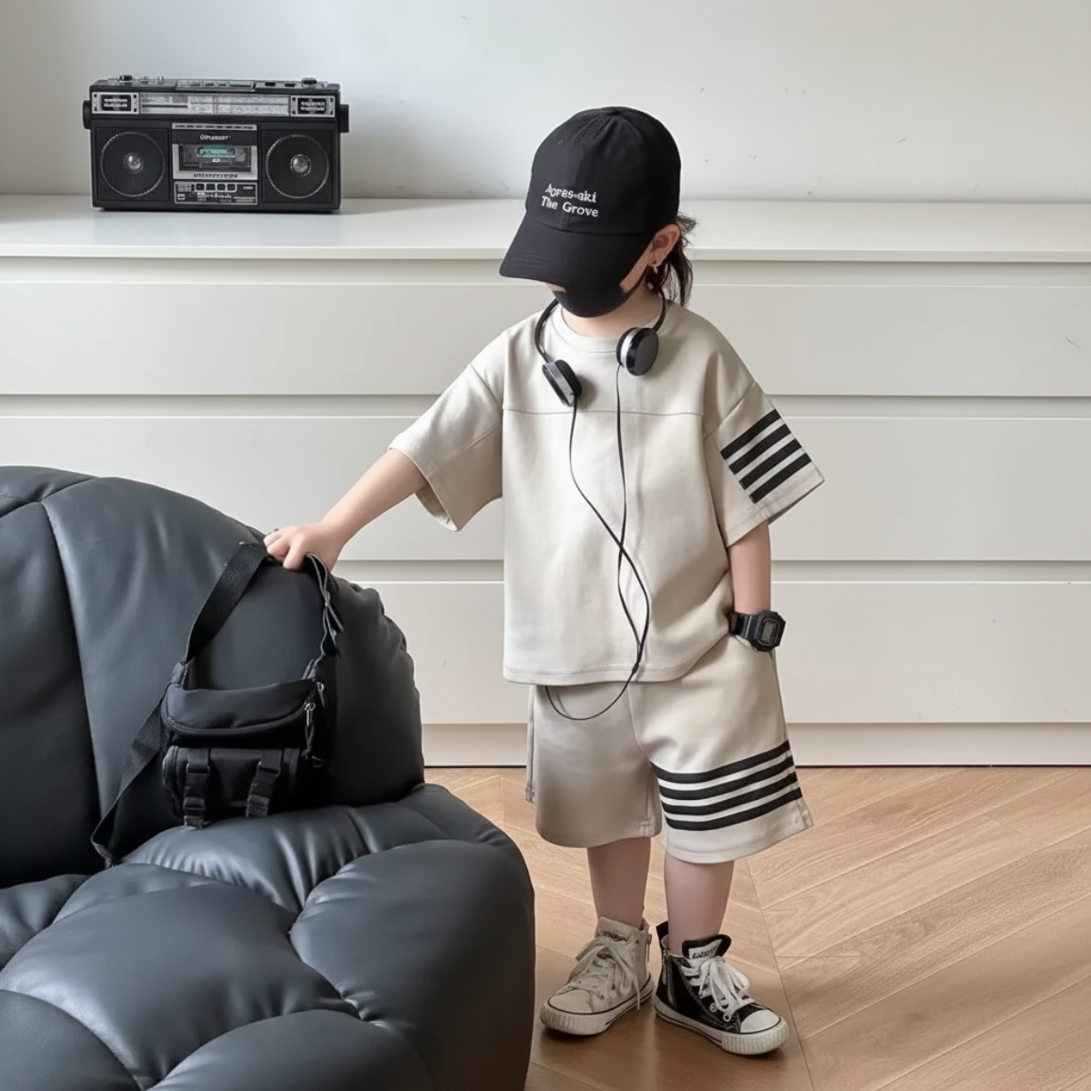 MiniSport – Sport et décontracté – Ensemble 2 pièces comprenant un short et un t-shirt