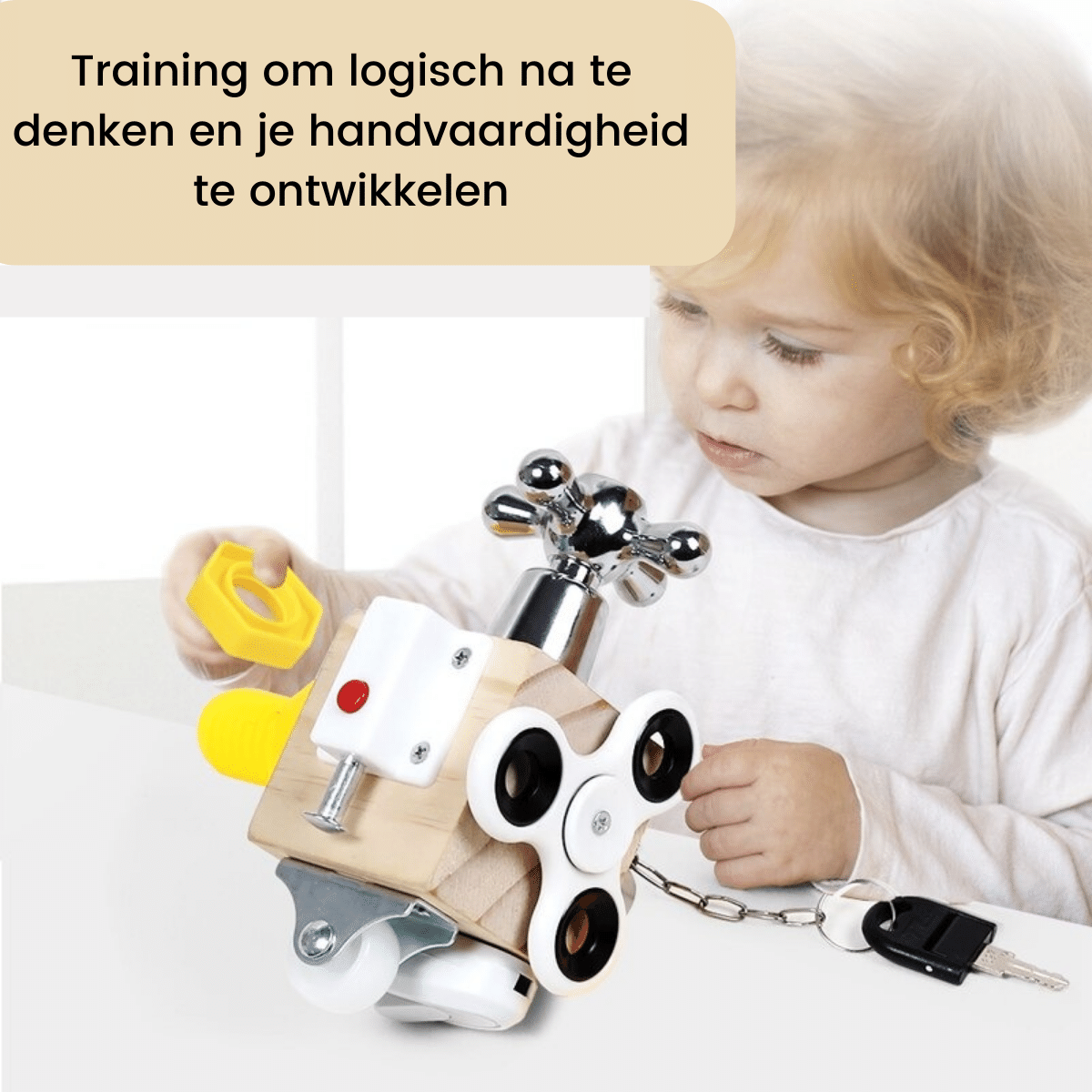 Woods™ - Développe la dextérité des doigts - Cube Sensoriel