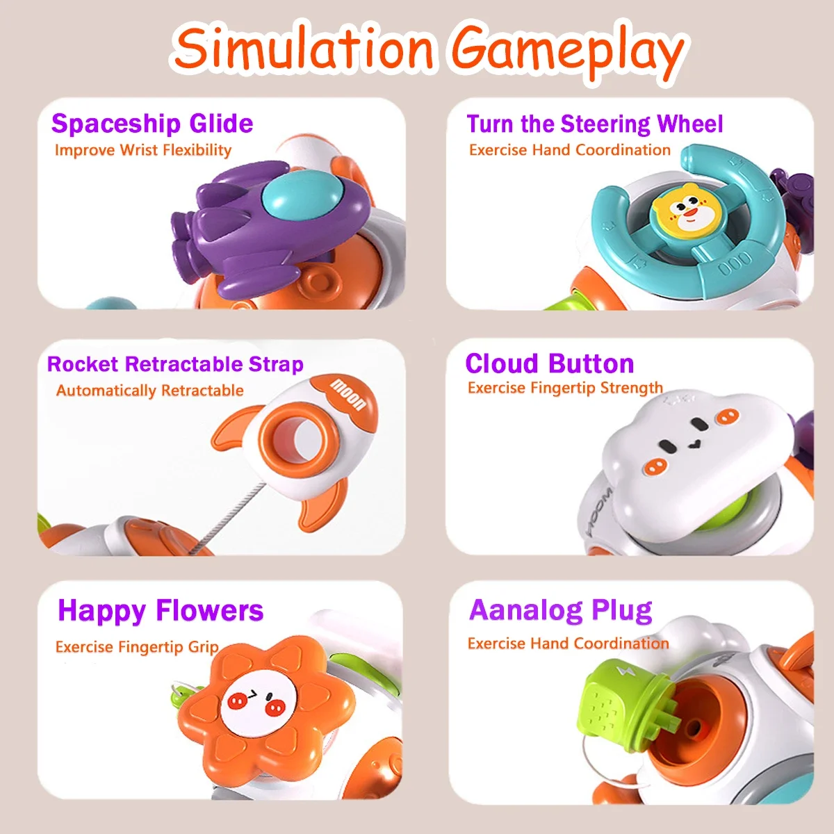 FunSkills – Montessori & Éducatif – Cubes d'activités éducatives