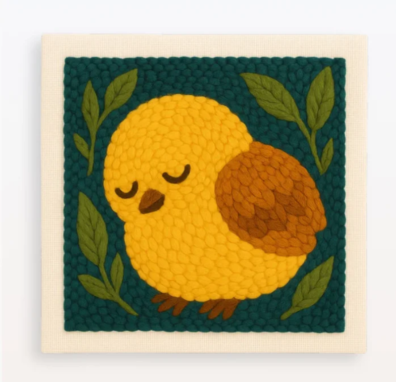 ThreadArt – Fait main & Coloré – Kit de broderie Animaux