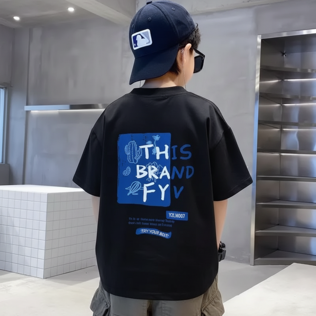 BrightTees – Confortable et coloré – T-shirt imprimé, vendu à l'unité