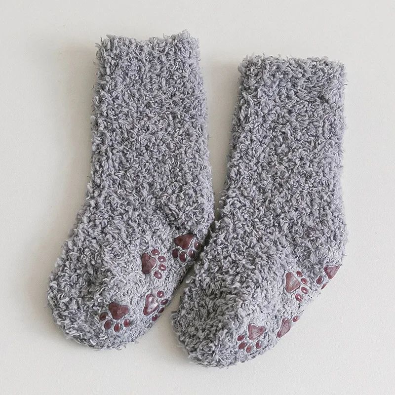 SnuggleBoo – Chaudes et douces – Chaussettes en polaire pour bébés