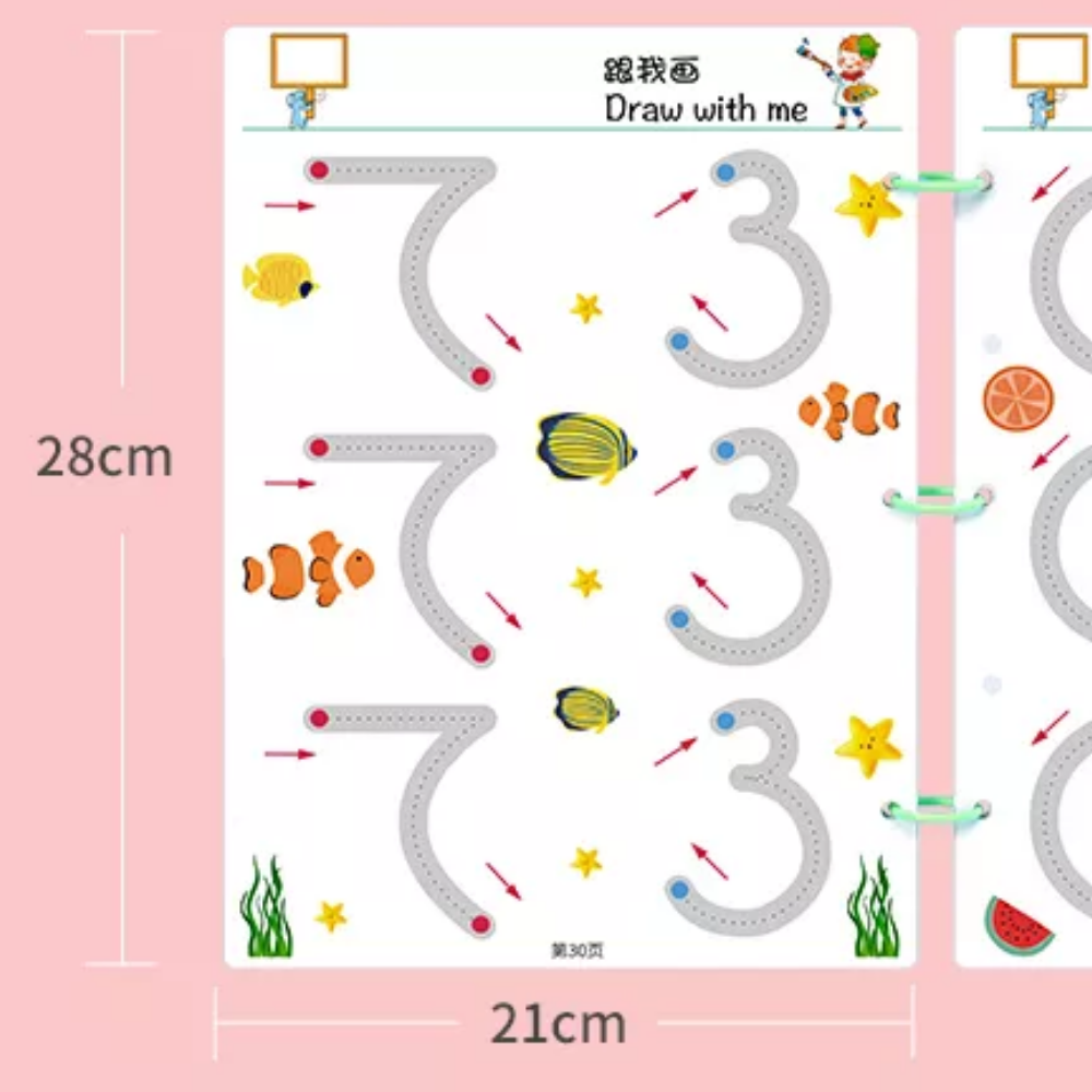 Line Book™ - Introduction à l'écriture - Cahier d'exercices pour enfants