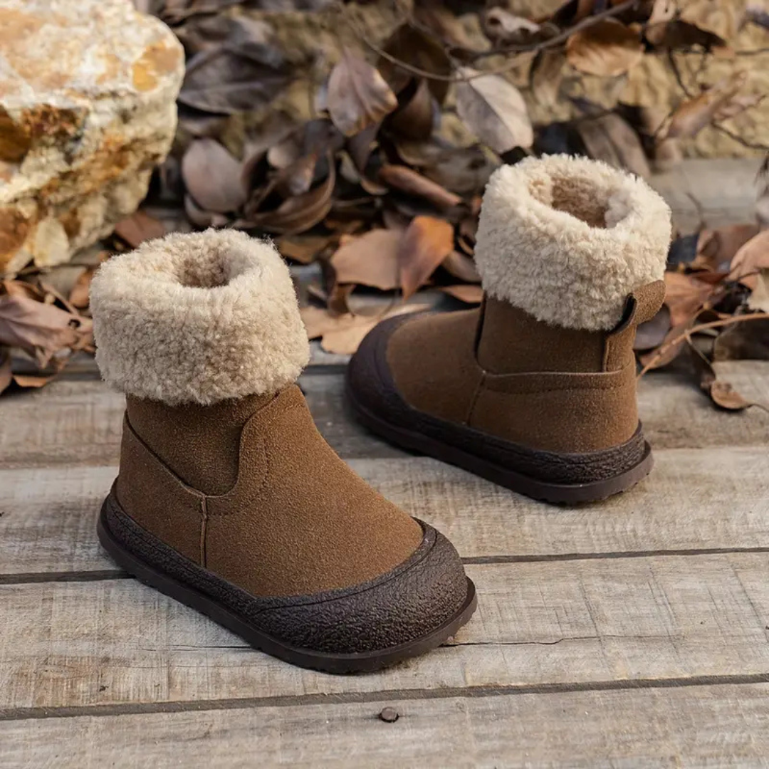 FrostyStep – Chaudes et sûres - Bottes d'hiver pour enfants en laine polaire