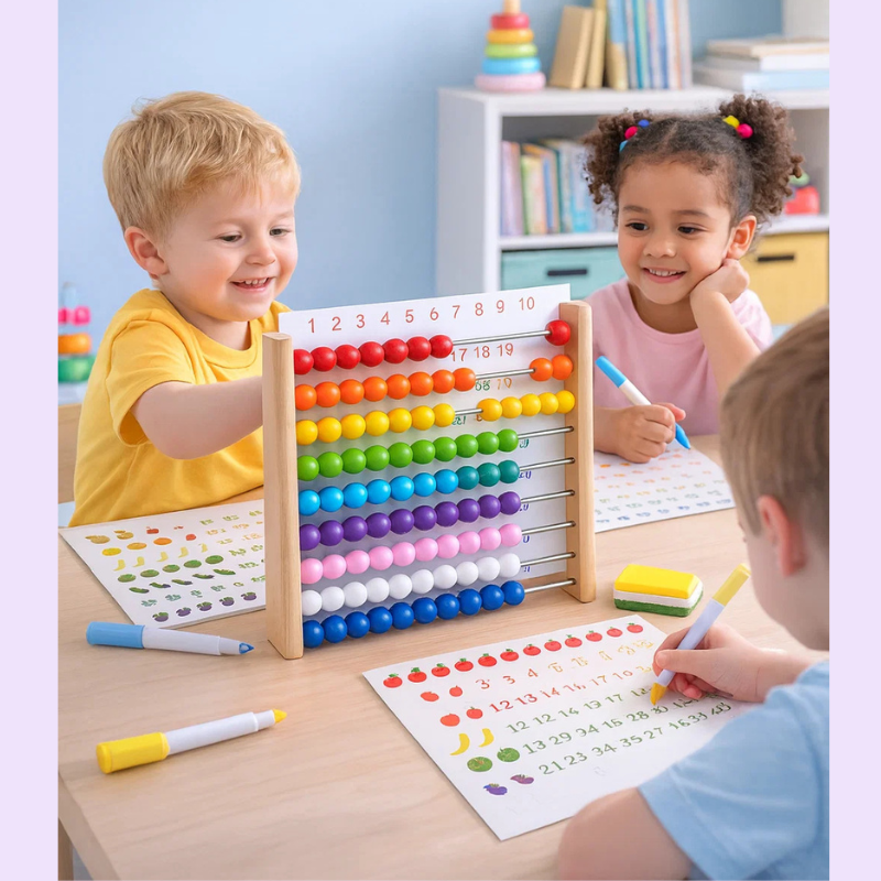 Woods - Compter et apprendre - Abacus en bois