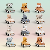 Thumbnail for AnimalRide – Ludique et mignon – Voitures en silicone en forme d'animaux (lot de 3)