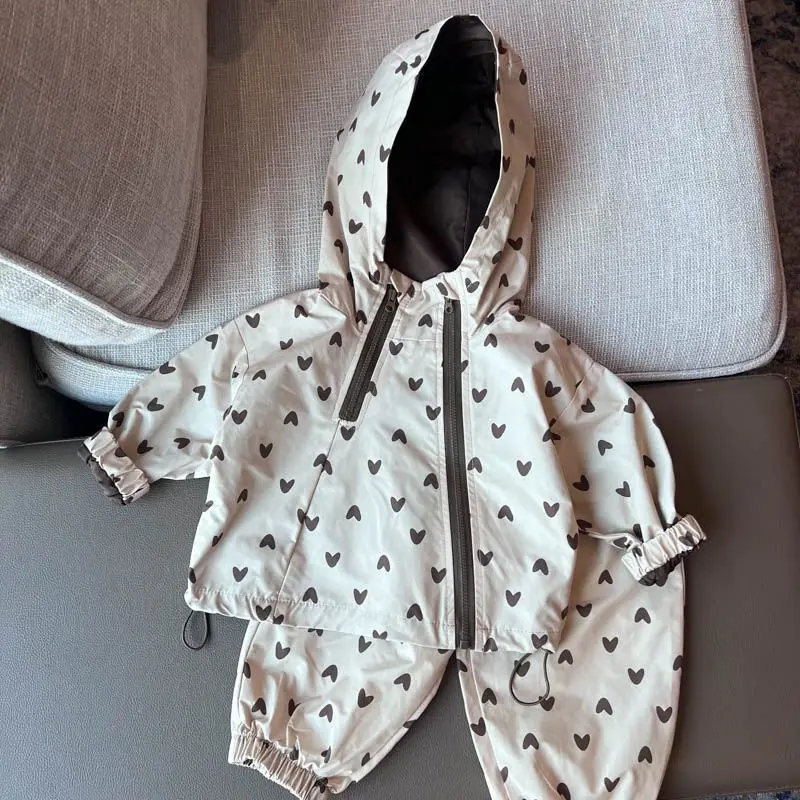SoftBreeze – Coupe-vent et confortable – Ensemble 2 pièces pour enfant : veste et pantalon