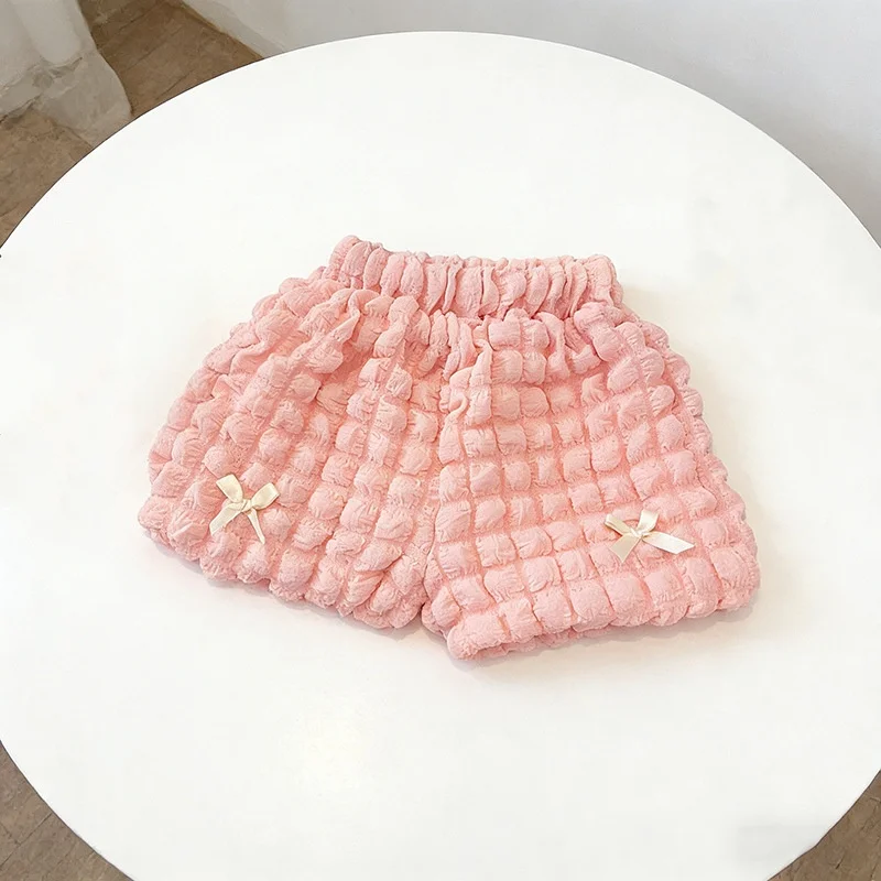 LovelyBloom – Doux et mignon – Petit pantalon pour enfant à volants et nœud