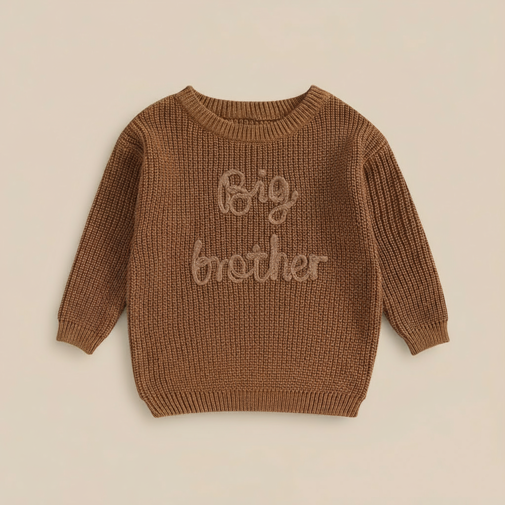 MiniTrend – Confortable et moderne – Pull pour enfant avec « Big Brother »