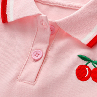 Thumbnail for PetitJoy – Confortable et élégante – Robe polo à imprimé cerises
