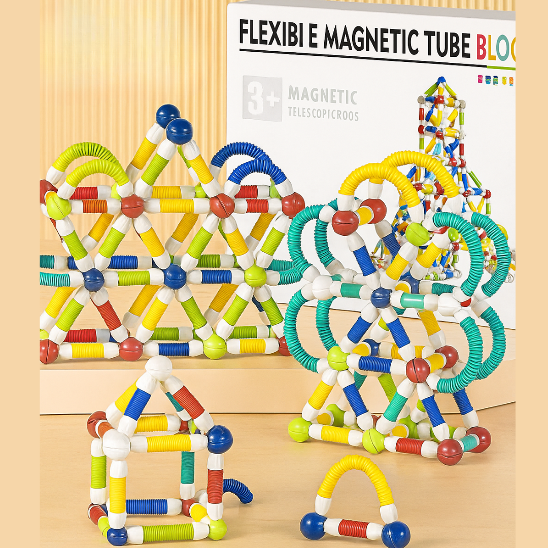 Magnetic Sticks - Construction sans fin - Bâtons magnétiques flexibles