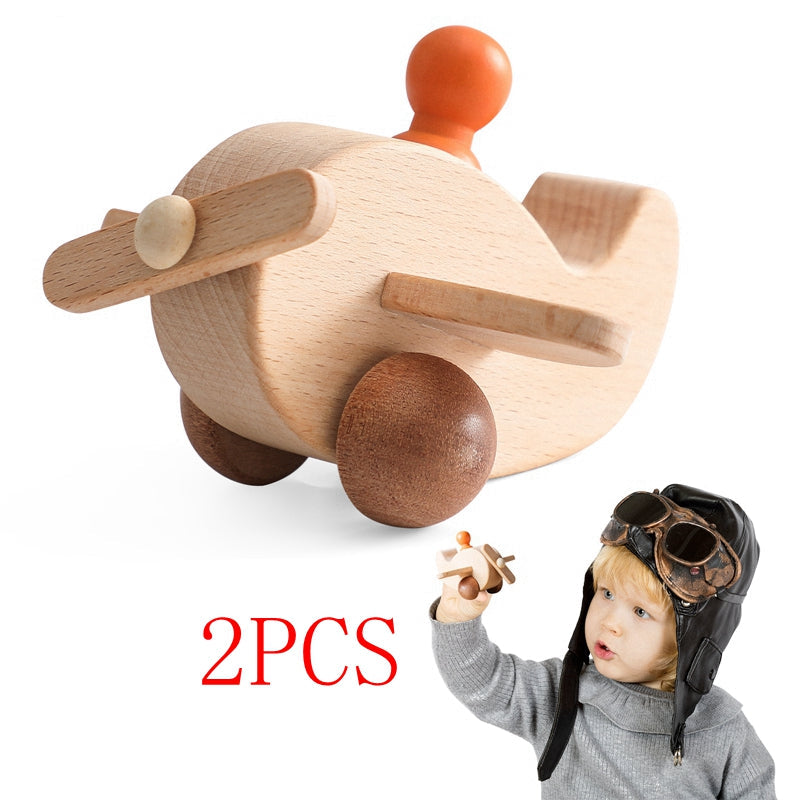 TrainCount –  Classique et éducatif – Train Montessori en bois
