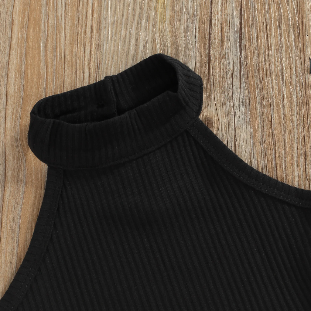MiniFashionista – Élégance et tendances – Ensemble pour filles comprenant un haut, un short et un sac banane