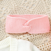 Thumbnail for FloraKnit – Douceur et mignonnerie – Tenue pour bébé avec gilet, salopette et bandeau