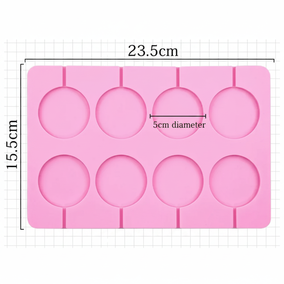 SweetPop – Des friandises saines – Lot de moules à sucettes en silicone