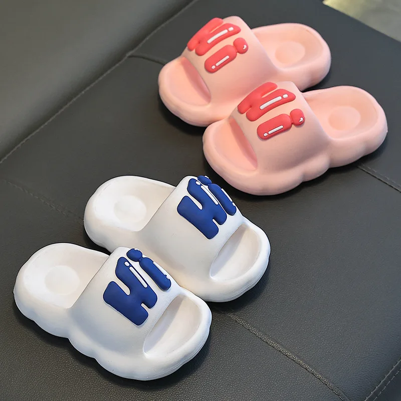 CloudWalk – Confortables et antidérapantes – Pantoufles pour enfants « Hi »