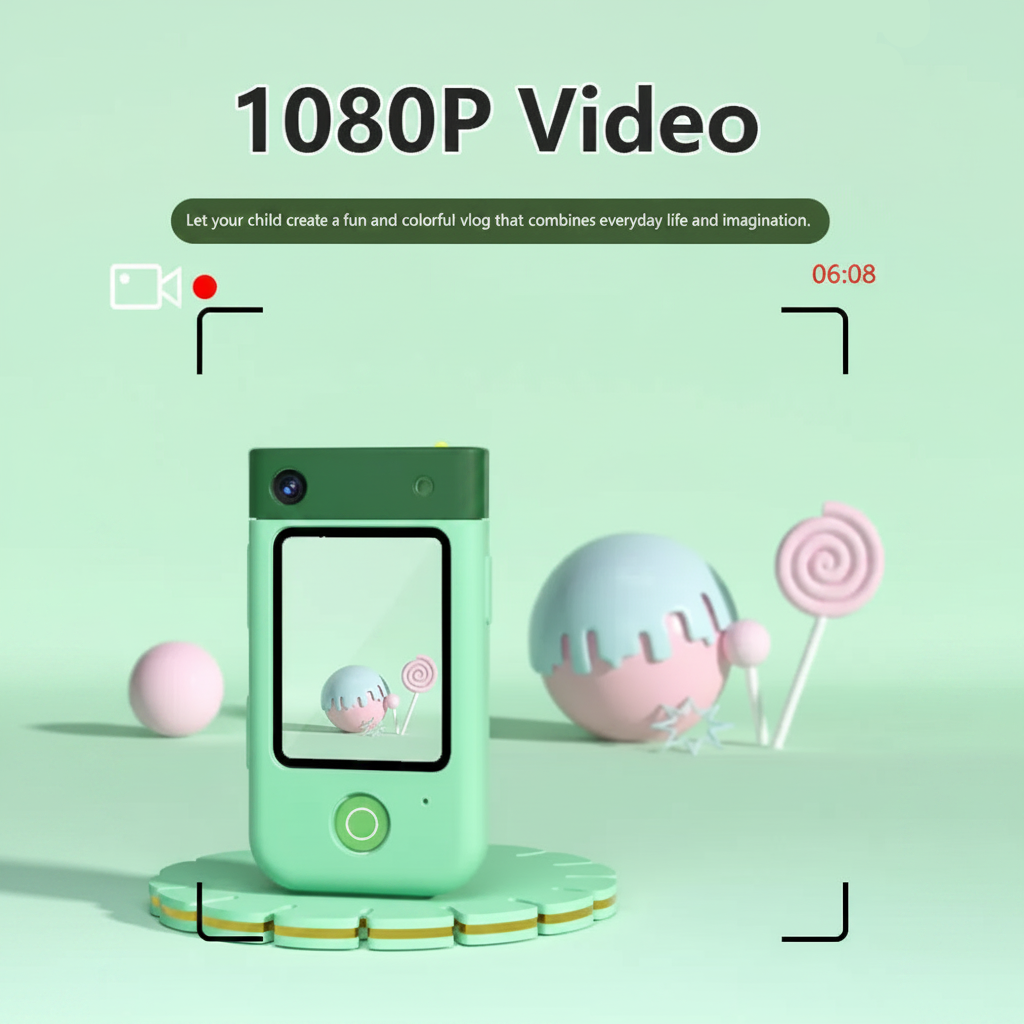 KiddoPhone – Éducatif et interactif – Smartphone pour enfants avec appareil photo et jeux