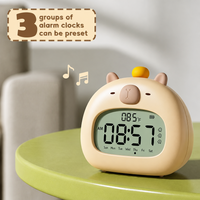 Thumbnail for CappyClock – Mignon et polyvalent – Réveil numérique pour enfants avec veilleuse